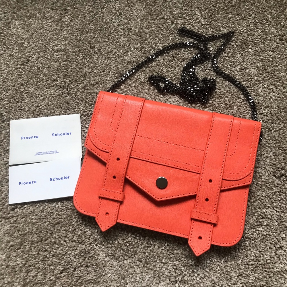 Proenza Schouler wallet on chain messenger bag